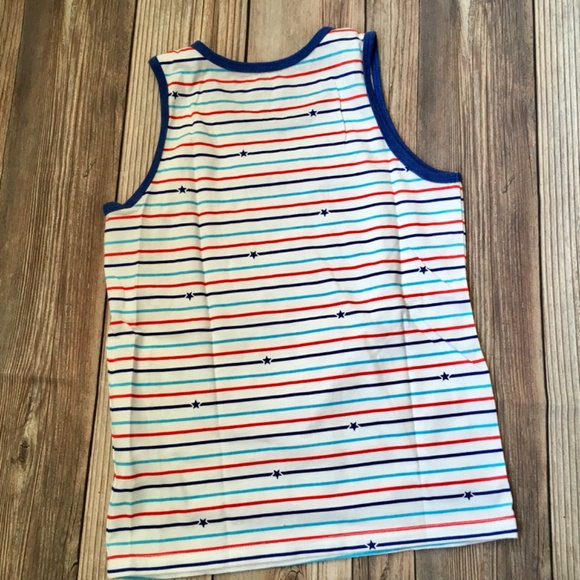 Cat & Jack Kids Tank Top in Red, White and Blue Stars and Stripes - Picture 3 of 3